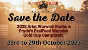 Warwick Rodeo and Gold Cup 2023